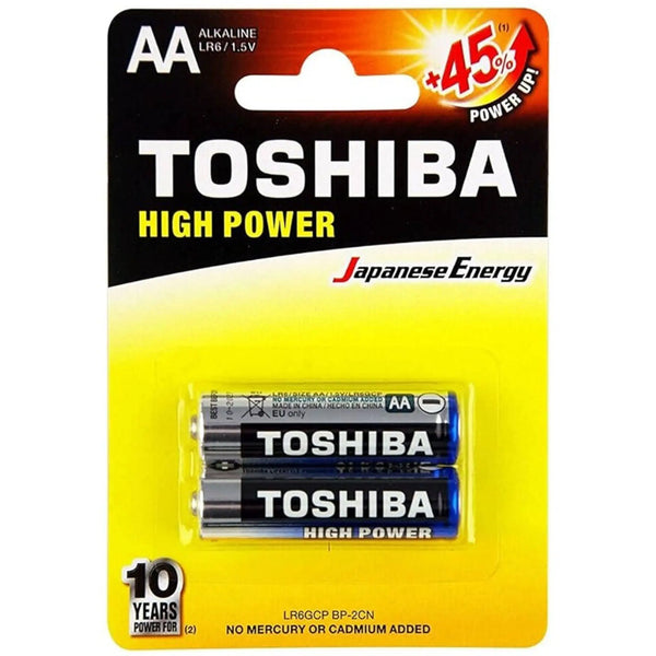 Toshiba High Power AA Cell 2Pcs Pack
