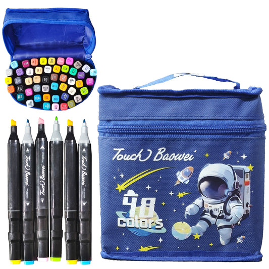 Touch Boowei Marker Colours 48PCS - Saleemi Book Depot in pakistan