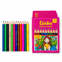 Turbo Colored Pencils 12 colors Art No2450
