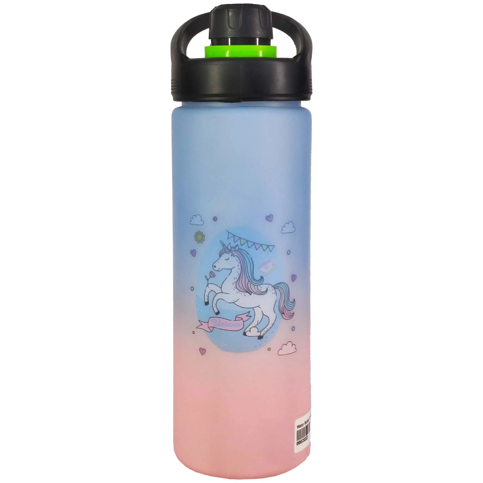 Unicorn Gradiant Plastic Water Bottle - Saleemi Book Depot in pakistan