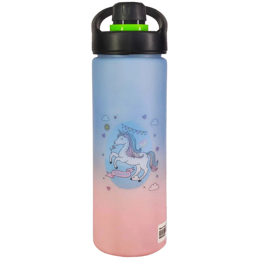 Unicorn Gradiant Plastic Water Bottle - Saleemi Book Depot in pakistan