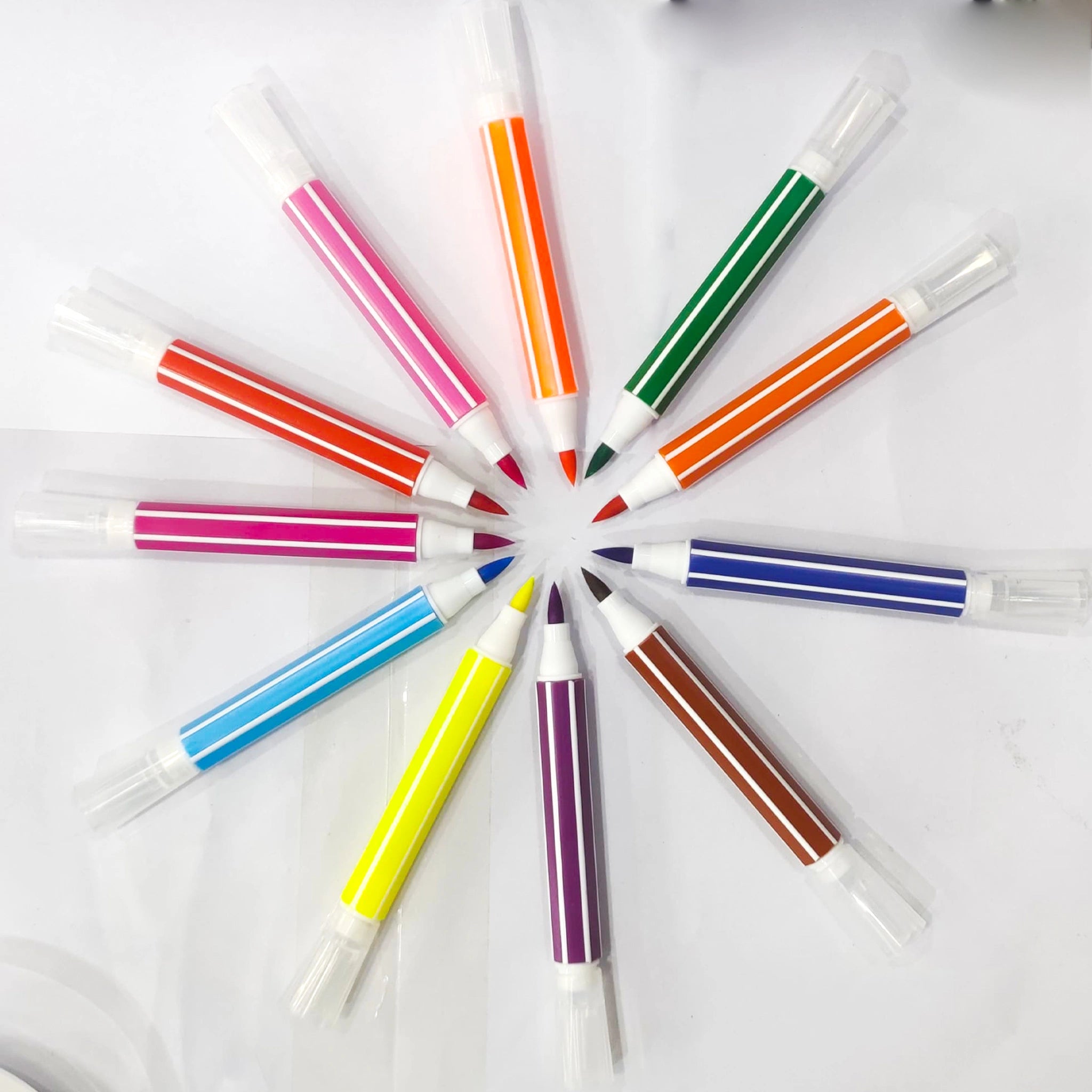 Washable Water Colour Pen Markers Art No 6877-24 - Saleemi Book Depot in pakistan