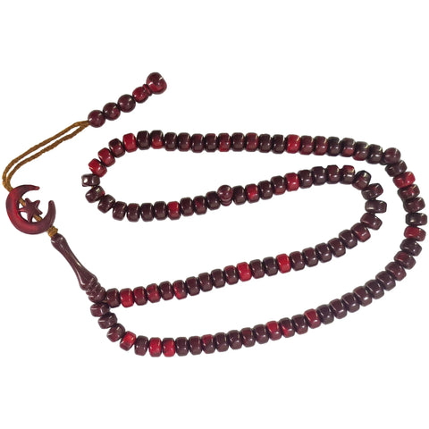 Wooden Beads Dark Brown Rose - Saleemi Book Depot in pakistan