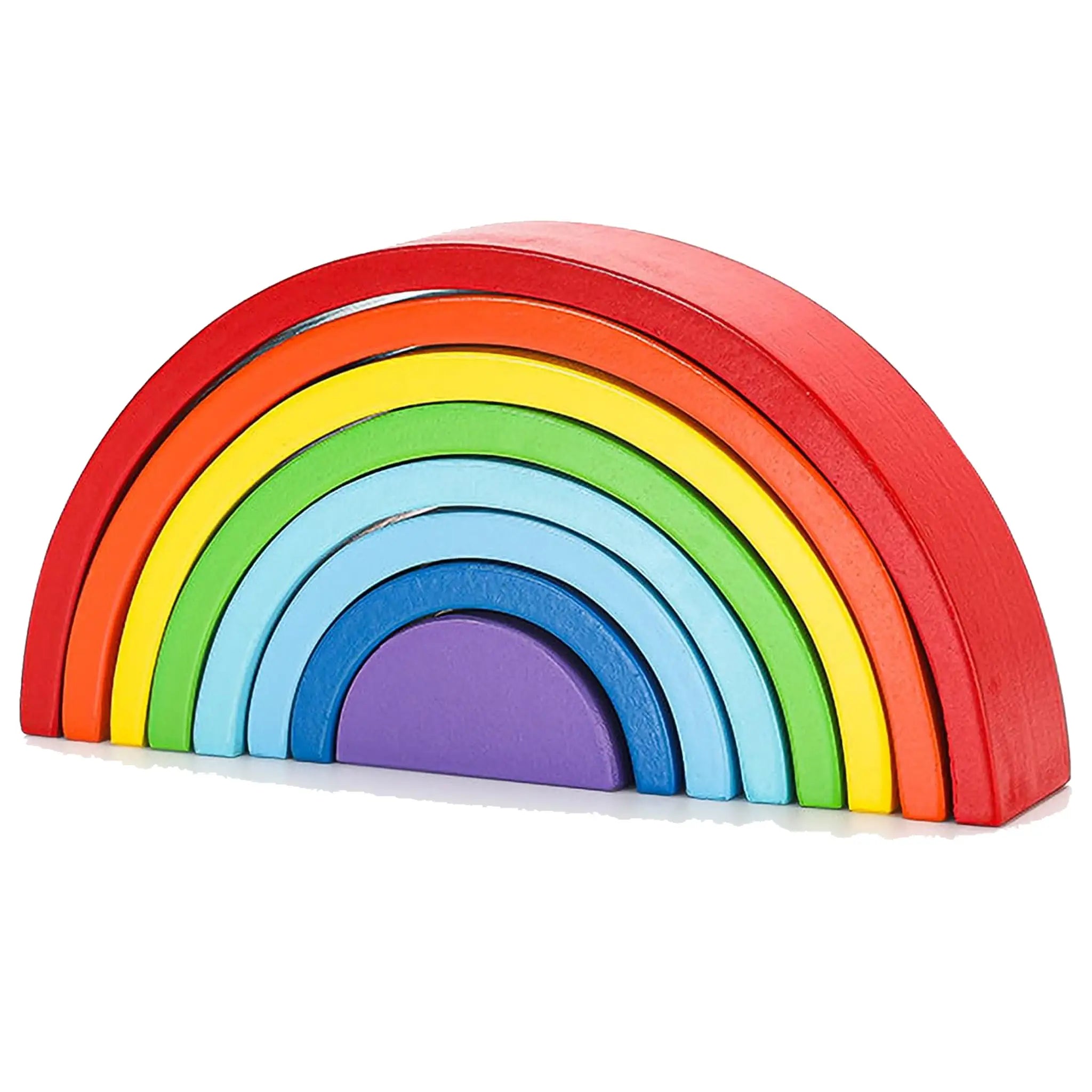 Wooden Rainbow Stacking Toy - Saleemi Book Depot in pakistan