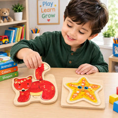 Wooden 3D Animal Puzzles