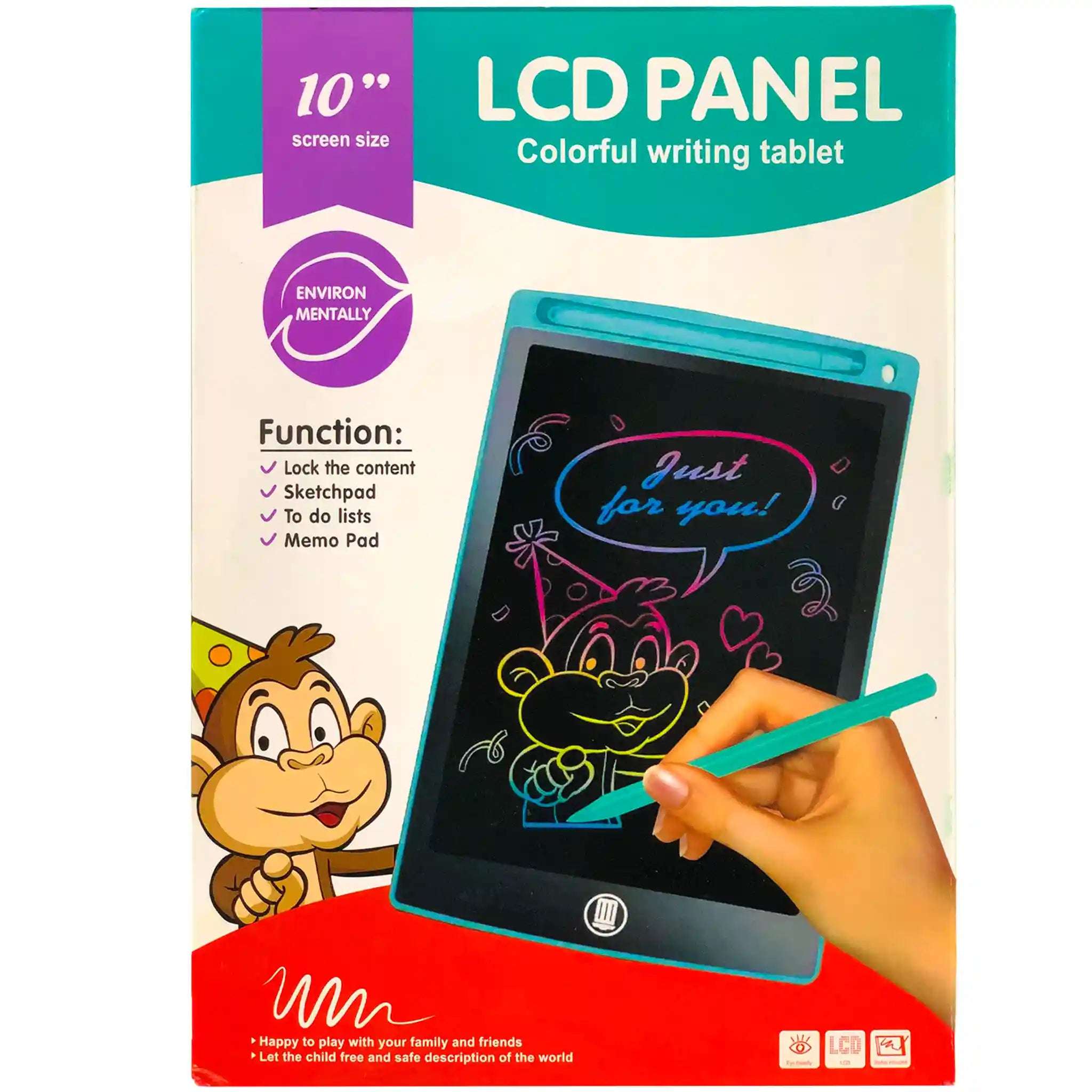 Writing Tablet LCD Panel 10" Inch - Saleemi Book Depot 