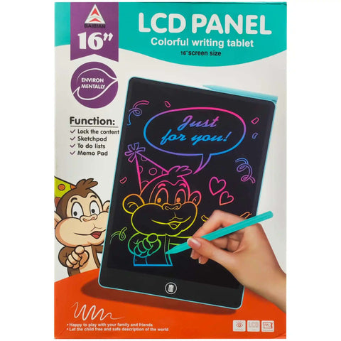 Writing Tablet LCD Panel 16" Inch - Saleemi Book Depot 