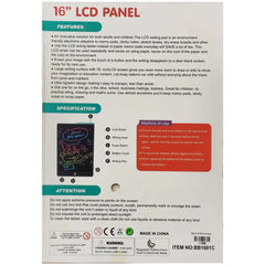 Writing Tablet LCD Panel 16" Inch - Saleemi Book Depot 