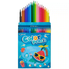 Yalong 18 Colour Pencils YL221006-18 - Saleemi Book Depot 