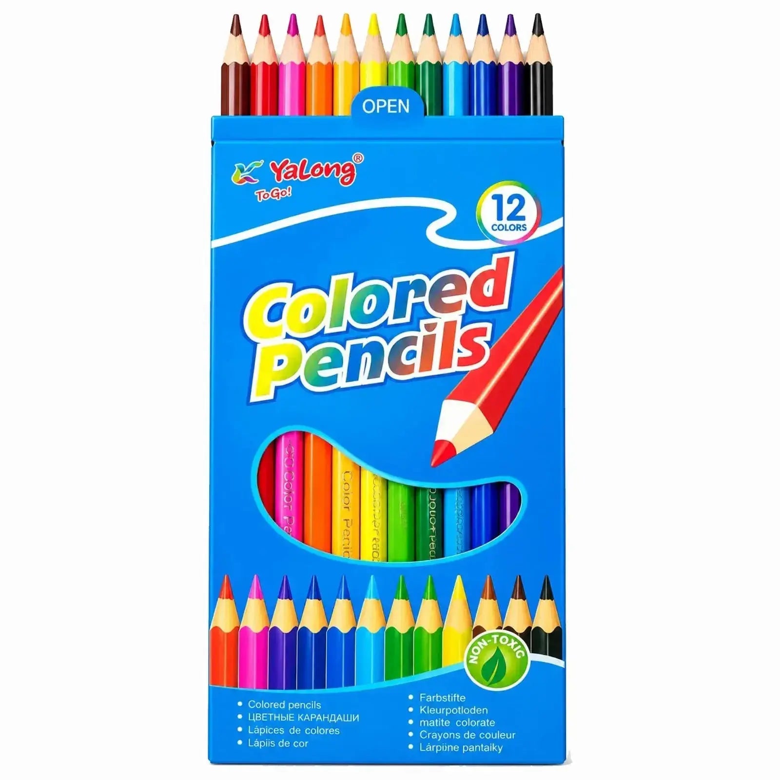 Yalong Colored Pencil 12Pc YL830041-12 - Saleemi Book Depot in pakistan