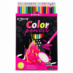 Yalong Fruit Aroma Color Pencils YL241102-18 - Saleemi Book Depot in pakistan