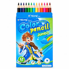 Yalong Jumbo Color Pencils 12 colors YL231021-12