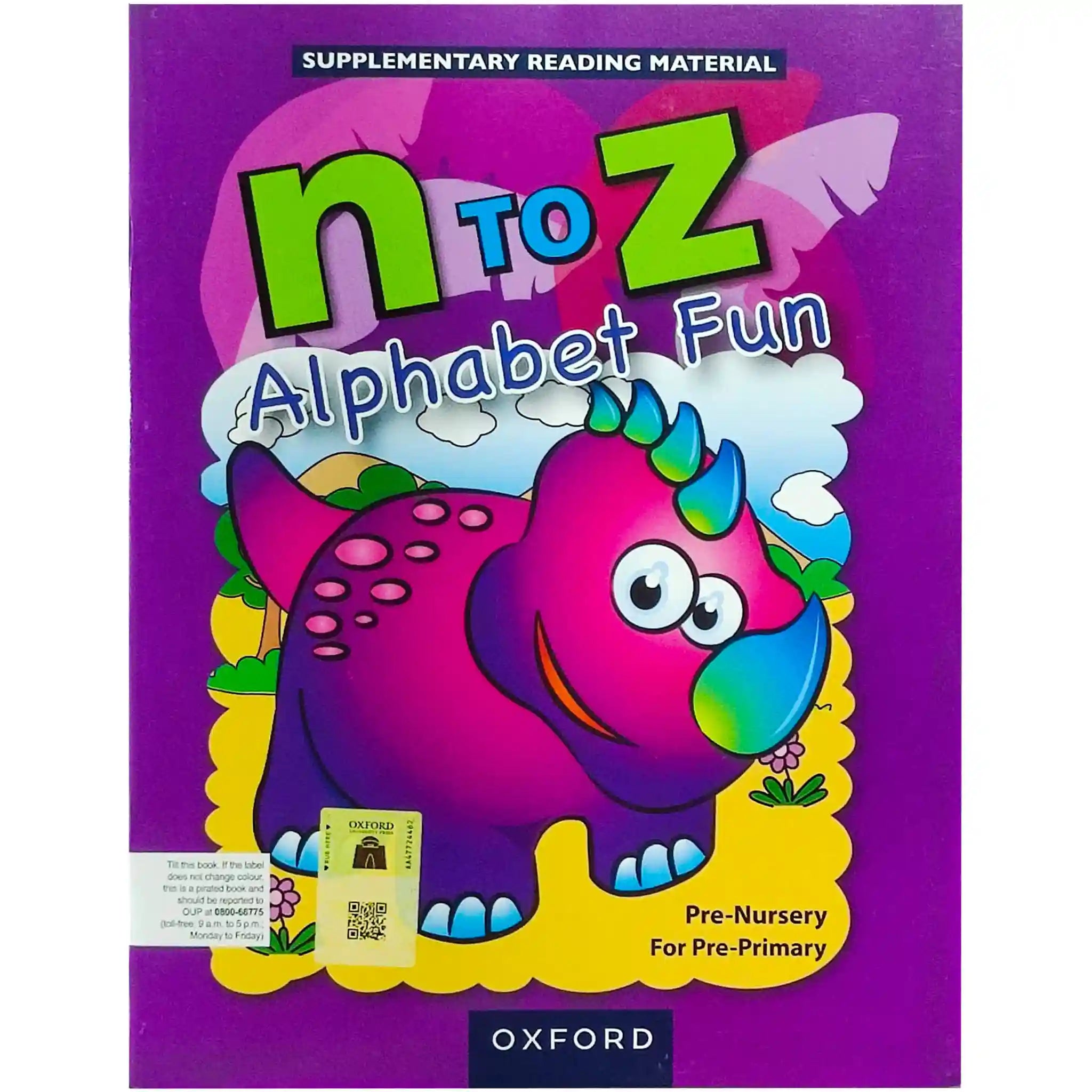 n To z Alphabet Fun Pre Nursery Oxford - Saleemi Book Depot 