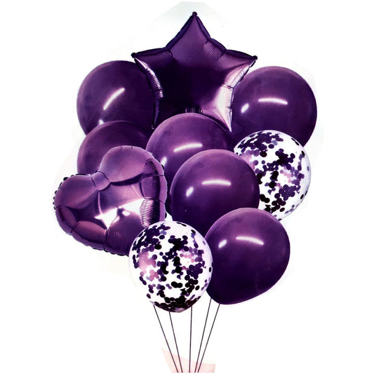 Birthday Party Balloons 9Pcs Pack