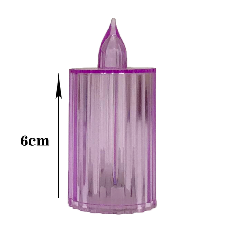 LED Light Crystal Candle Medium