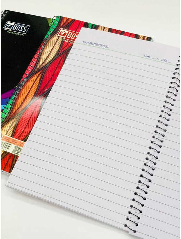 Boss C1 Broad Line Spiral Register - Saleemi Book Depot
