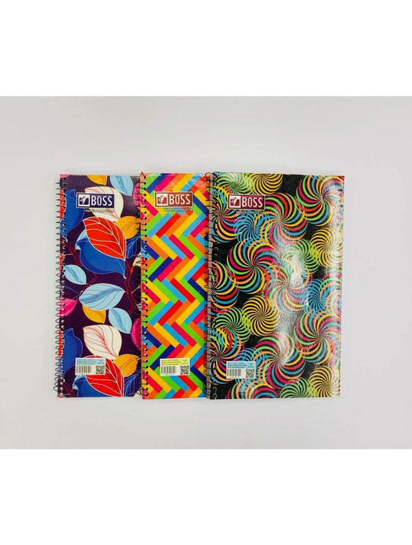 Boss C5 Broad Line Spiral Register - Saleemi Book Depot