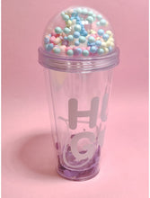 Glass Sipper G1003/4 , Cute double wall WaterCup with straw - Saleemi Book Depot