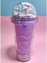 Cutie Pie Sipper Glass G1002, A best Coldcup with Straw