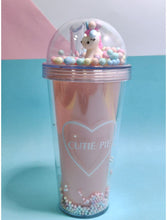 Cutie Pie Sipper Glass G1002, A best Coldcup with Straw