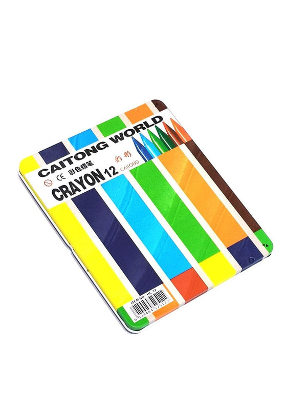 Caitong World Crayons 12 Pcs Box