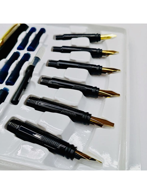 Calligraphy Pen 6 Nib Set Sky Glory - Saleemi Book Depot in pakistan