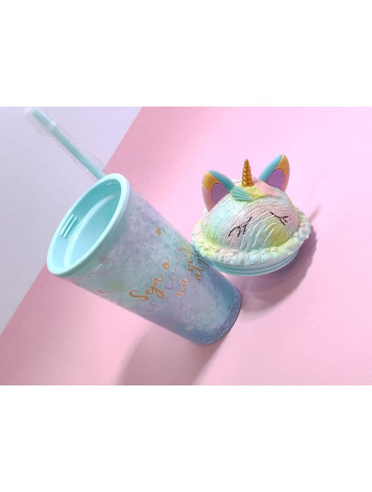 Caticorn Cold Cup Premium Quality , Straw Included - Saleemi Book Depot in pakistan