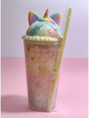 Caticorn Cold Cup Premium Quality , Straw Included - Saleemi Book Depot in pakistan