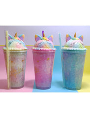 Caticorn Cold Cup Premium Quality , Straw Included - Saleemi Book Depot in pakistan