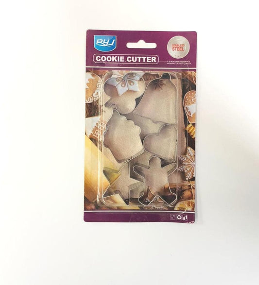 Cookie Cutter Stainless Steel Medium Pack - Saleemi Book Depot in pakistan