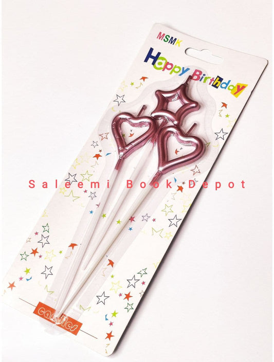 Cute Party Candles 3 in 1 - Saleemi Book Depot in pakistan