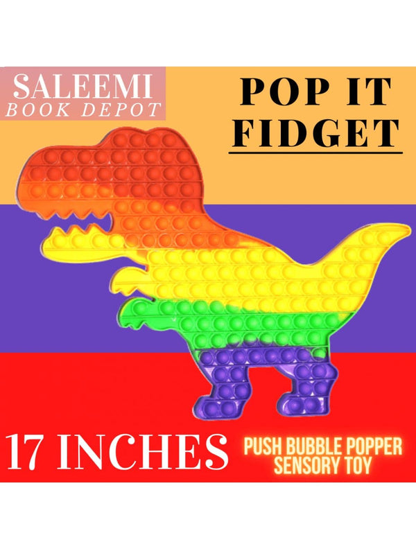 Dinosaur Bubble Fidget Popping Sensory Toy Large size - Saleemi Book Depot in pakistan