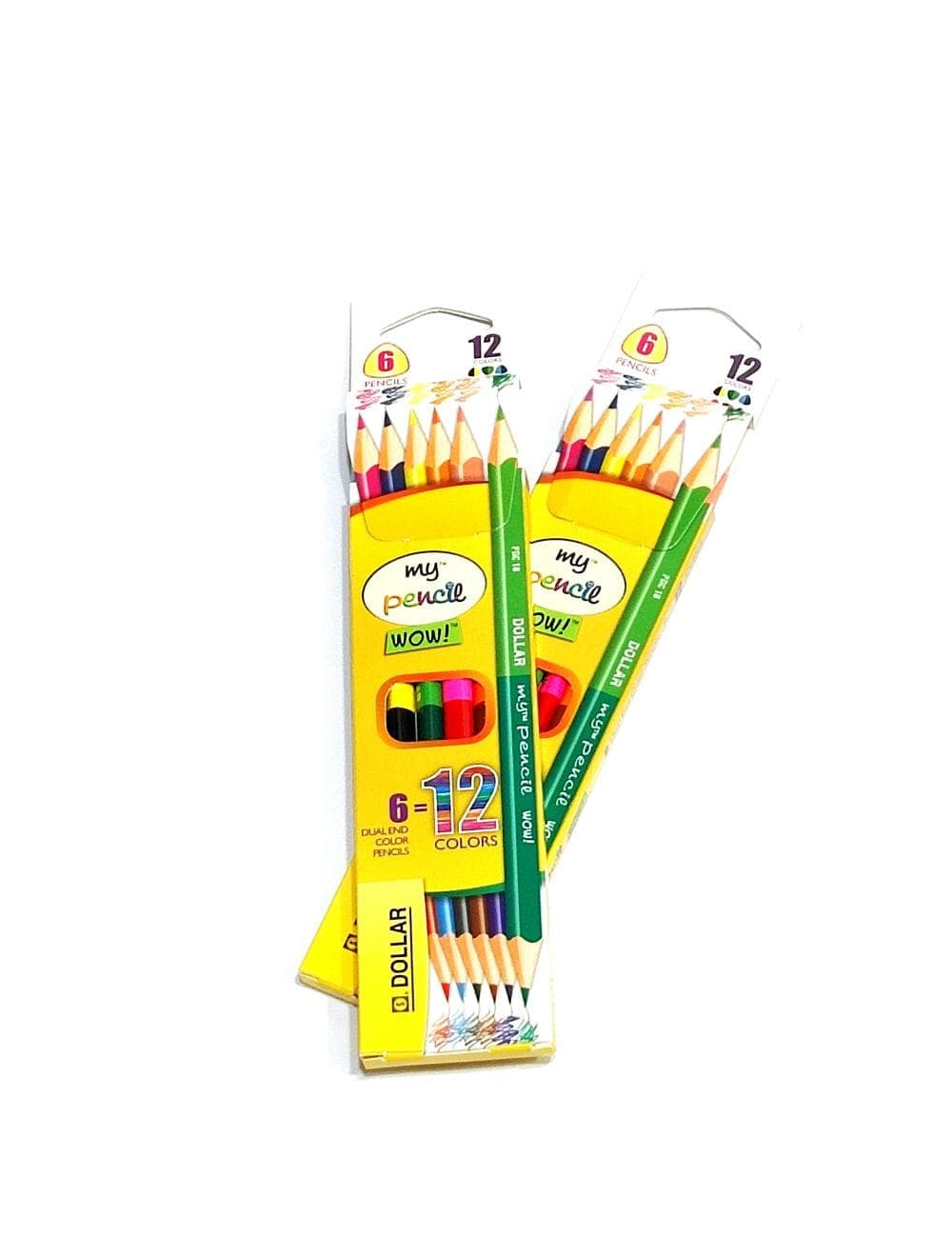 Dollar 6 Colour Pencils Wow Full PDC16 - Saleemi Book Depot in pakistan