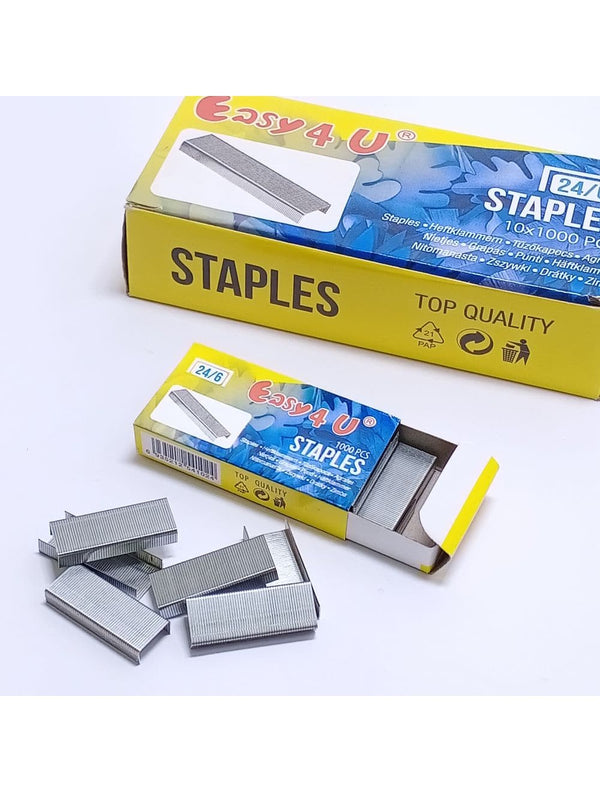 Easy 4U Stapler Pin 24/6 Pcs - Saleemi Book Depot in pakistan