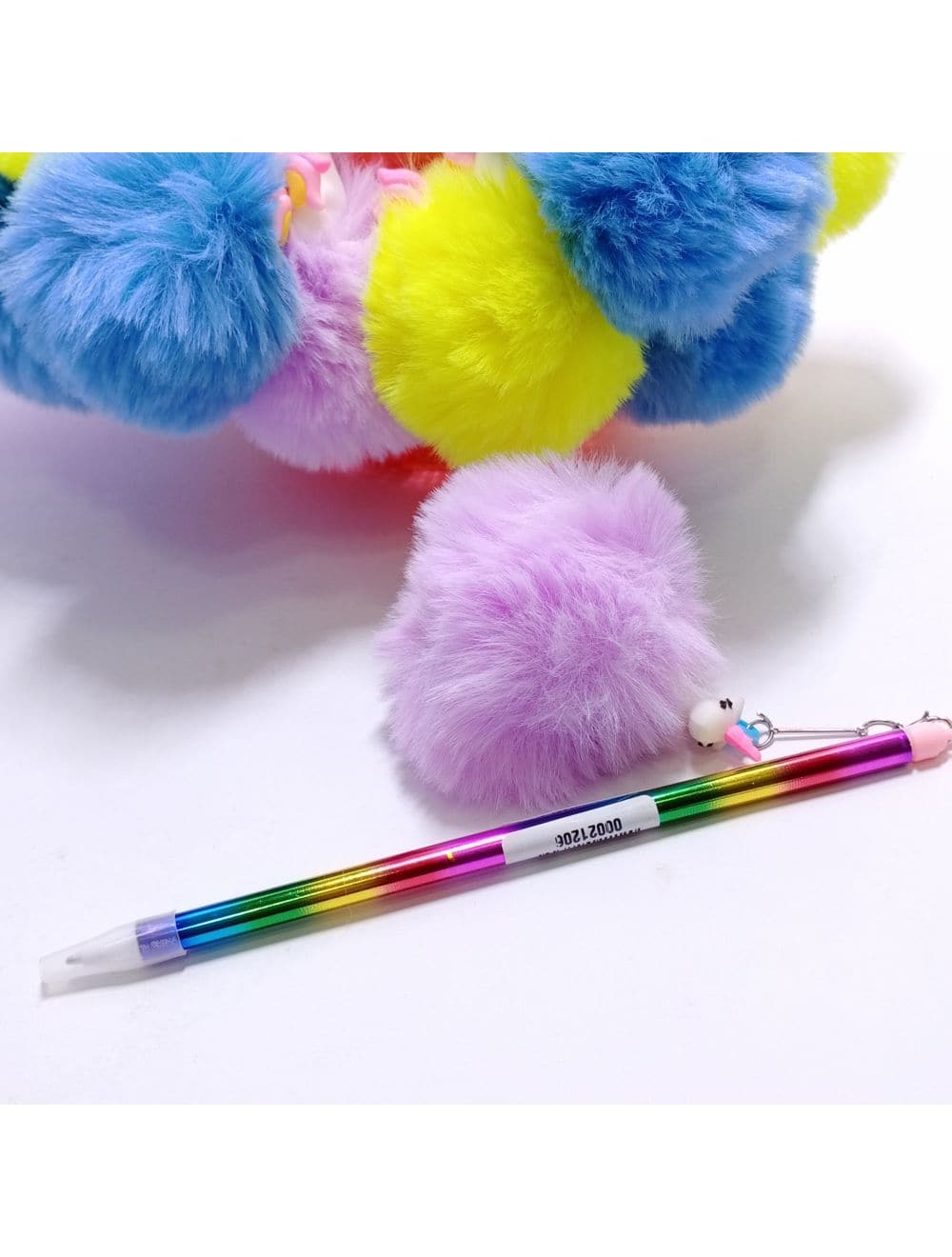 Fluffy Unicorn Ball Top Pendant piece - Saleemi Book Depot in pakistan