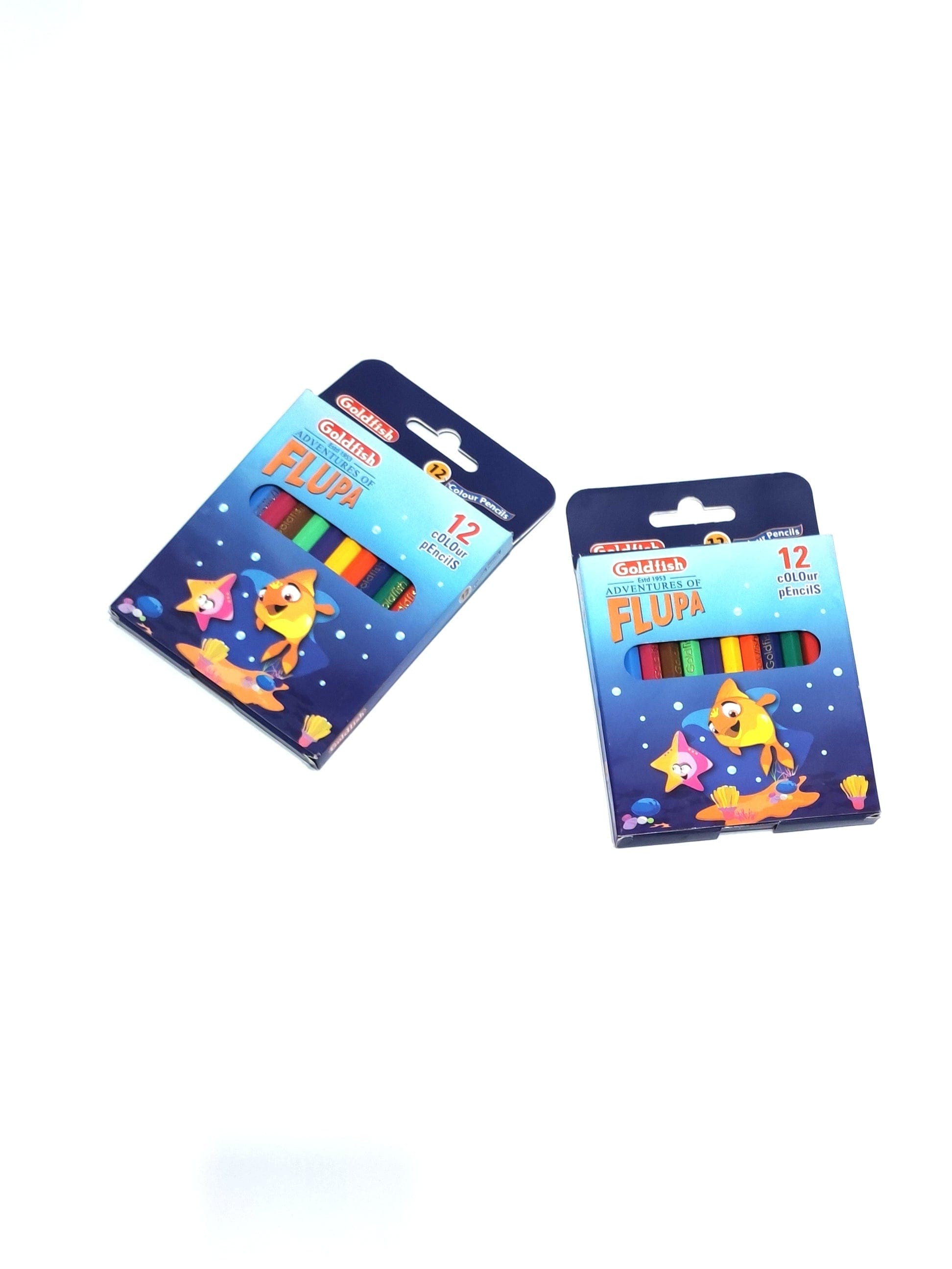 Goldfish Flupa 12 Colour Pencil H12 - Saleemi Book Depot in pakistan