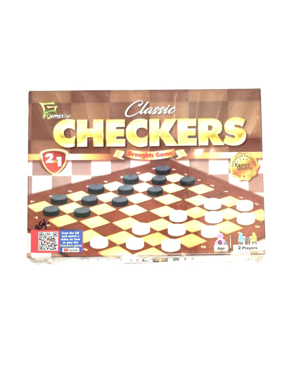 Classic Checkers Game