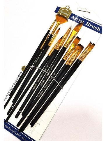 Keep Smiling Artists Paint Brush Pack 12 in  1