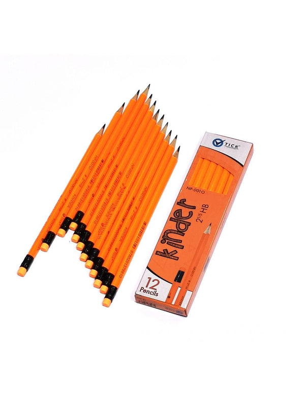 Kinder Pencil Tick 12Pcs Pack
