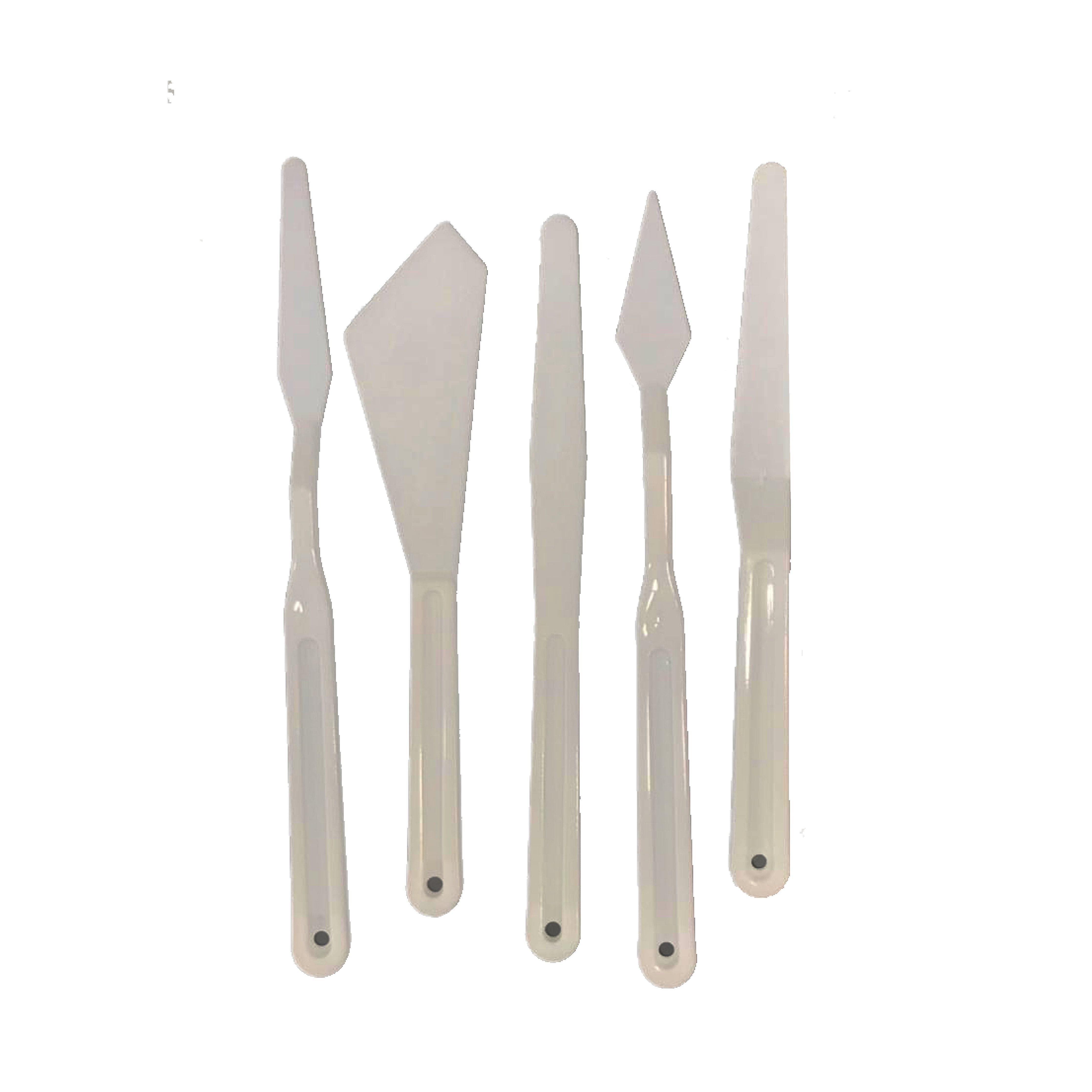 Knife Painting Tools Plastic 5pcs Pack - Saleemi Book Depot in pakistan