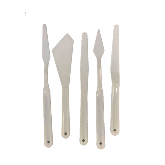 Knife Painting Tools Plastic 5pcs Pack - Saleemi Book Depot in pakistan
