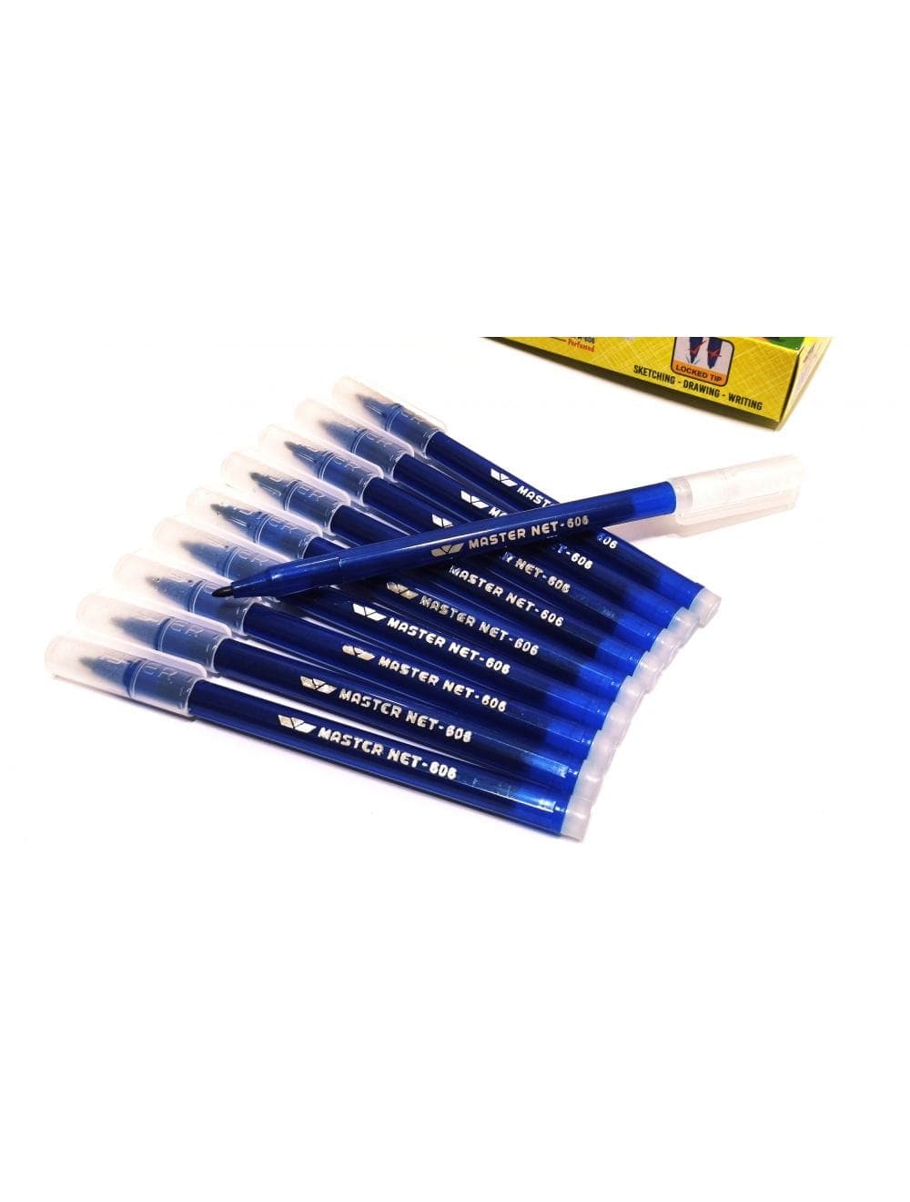 Master Urdu Marker 606 Blue 10Pcs Pack - Saleemi Book Depot in pakistan