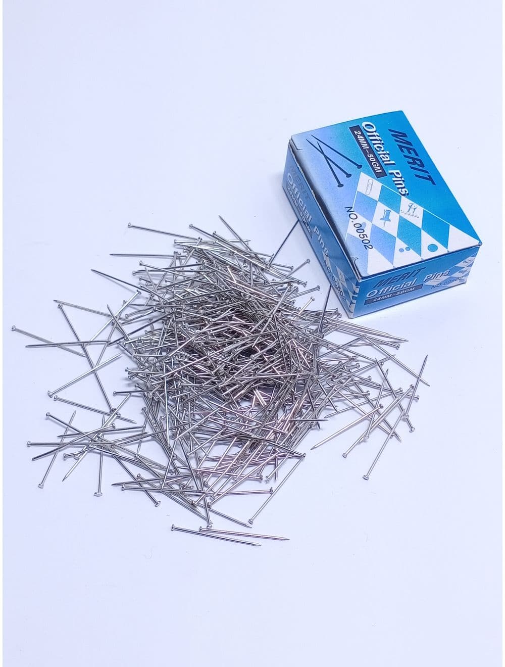 Merit Office Pin 24mm 00502 Blue - Saleemi Book Depot in pakistan