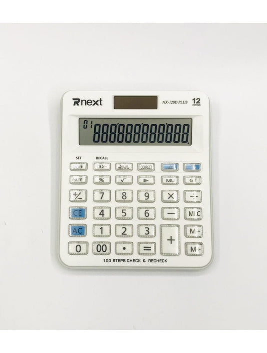 NEXT Calculator Art No.NX120D Plus - Saleemi Book Depot in pakistan