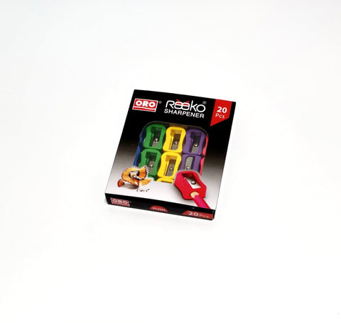 ORO Sharpener Reeko Art No 601 20pcs - Saleemi Book Depot in pakistan