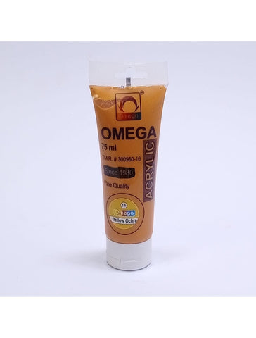 Omega Acrylic Colour Tube 75ml - Saleemi Book Depot in pakistan