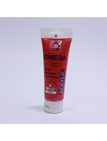 Omega Acrylic Colour Tube 75ml - Saleemi Book Depot in pakistan