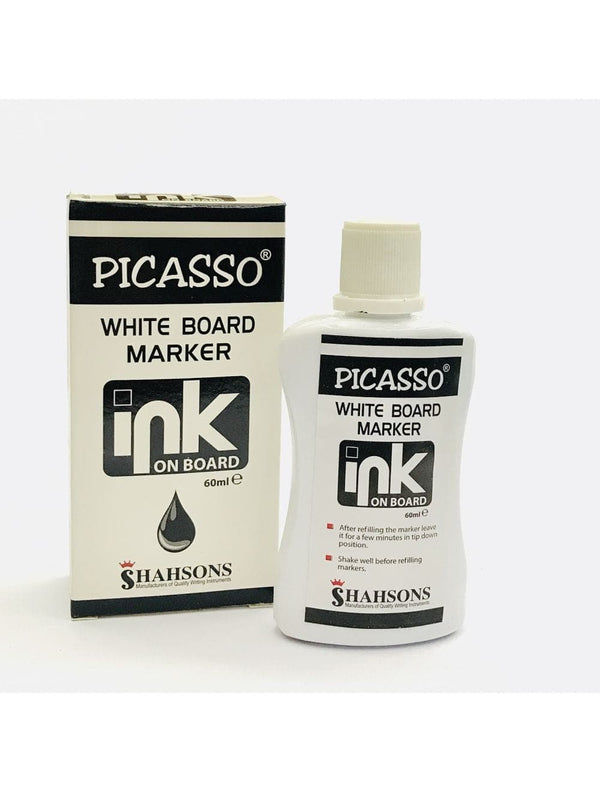 Picasso white Board Marker ink 60ml - Saleemi Book Depot