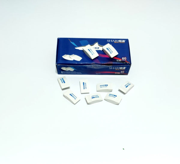 Shark Eraser Art No E 760 12pcs Pack - Saleemi Book Depot in pakistan