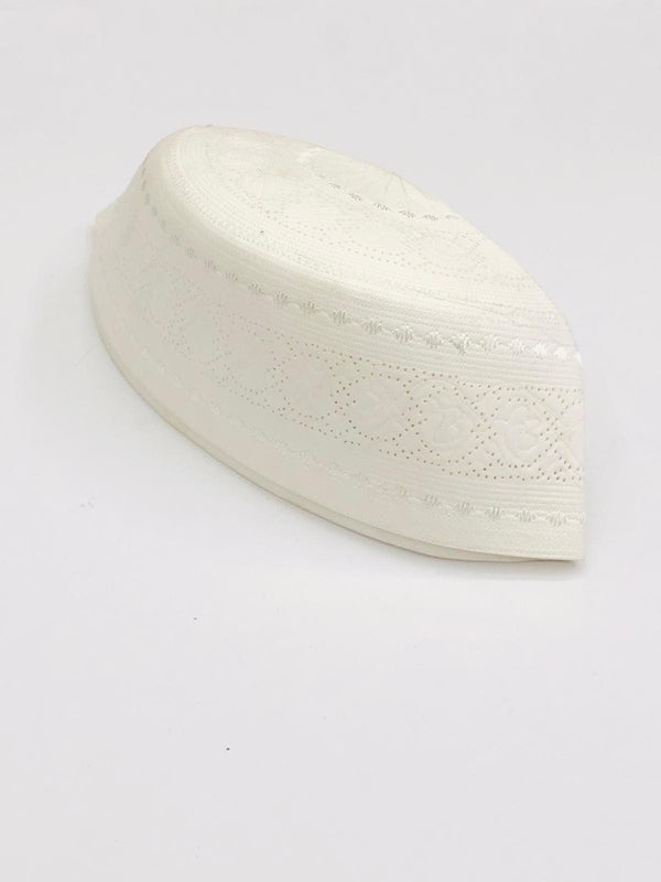 Traditional Islamic Cap White - Saleemi Book Depot in pakistan